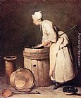 Jean Baptiste Simeon Chardin The Scullery Maid painting